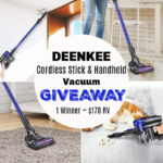 DEENKEE Cordless Stick & Handheld Vacuum Cleaner Giveaway