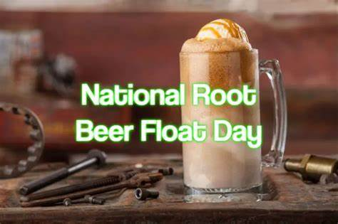 August 6 National Root Beer Float Day #RootBeerFloatDay